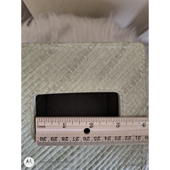 Tommy Bahama Home Montauk Drifter Green Tissue Box Cover Palm Leaf 6.5” X 5.5” - Picture 14 of 14